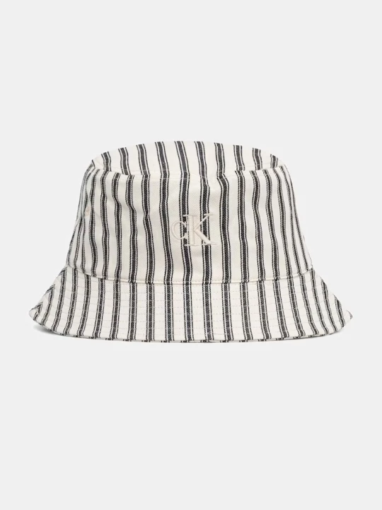 Zdjęcie produktu Calvin Klein kapelusz bucket damski bawełniany beżowy