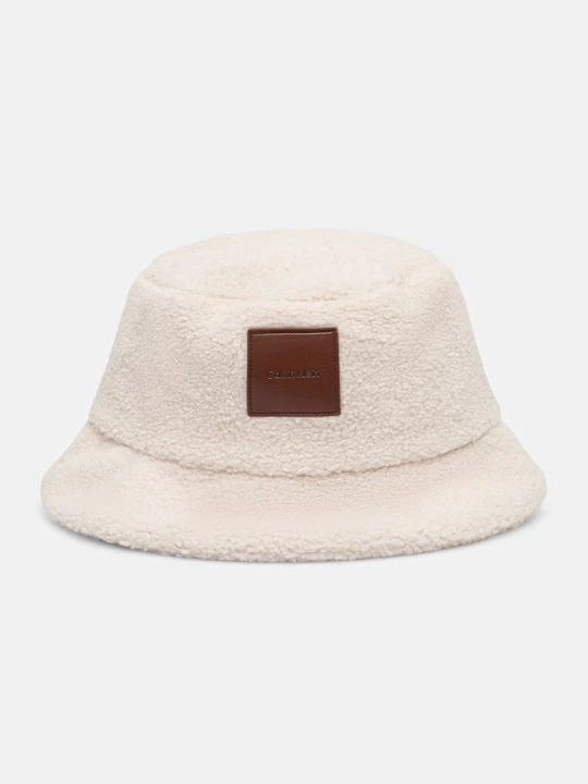 Zdjęcie produktu Calvin Klein kapelusz bucket damski beżowy