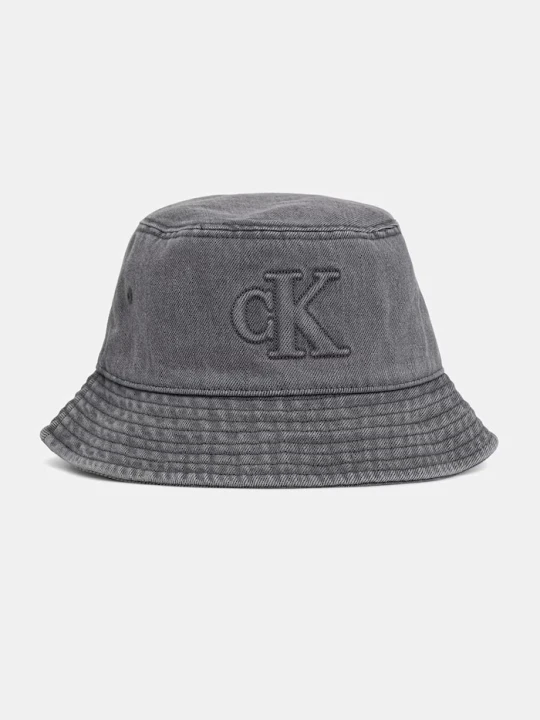 Zdjęcie produktu Calvin Klein kapelusz bucket damski jeansowy szary