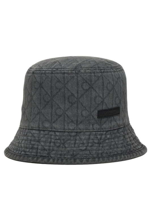 Zdjęcie produktu Calvin Klein Kapelusz Denim Emblem Burnout Bucket LV04F5043G Szary
