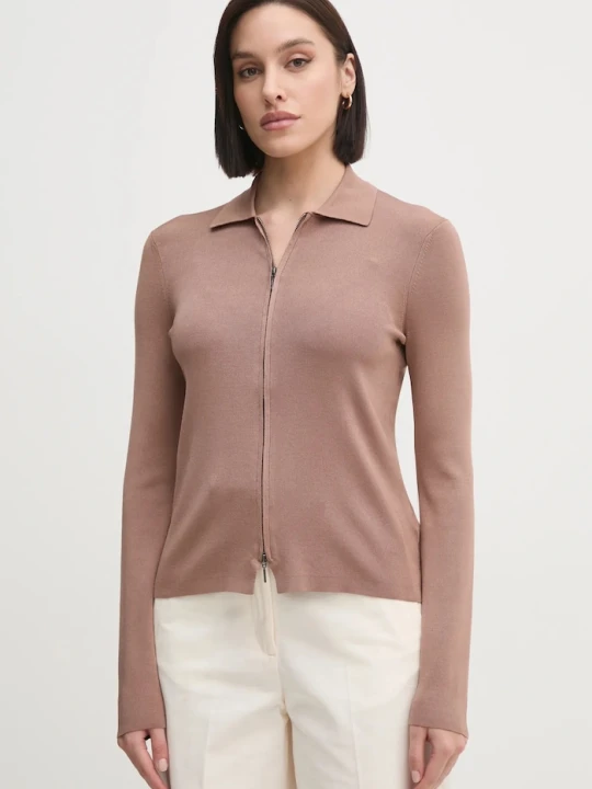 Zdjęcie produktu Calvin Klein kardigan brązowy