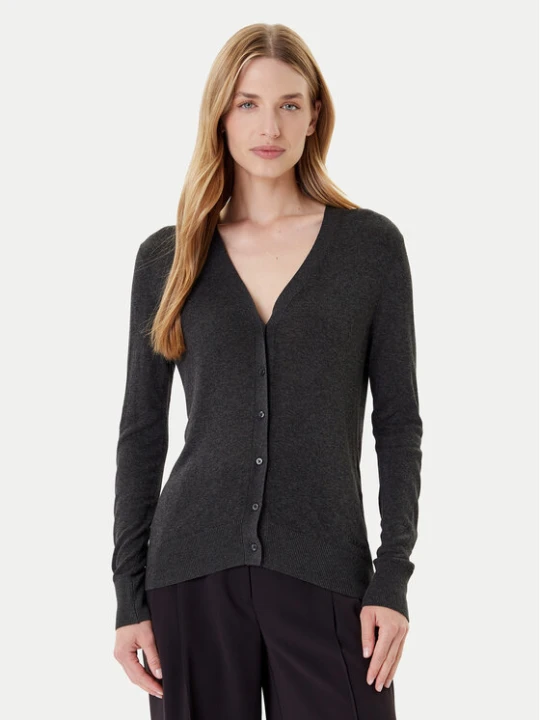 Zdjęcie produktu Calvin Klein Kardigan LV044C346G Szary Regular Fit