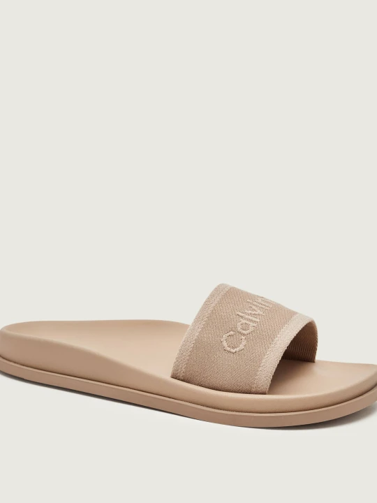 Zdjęcie produktu Calvin Klein Klapki beżowy