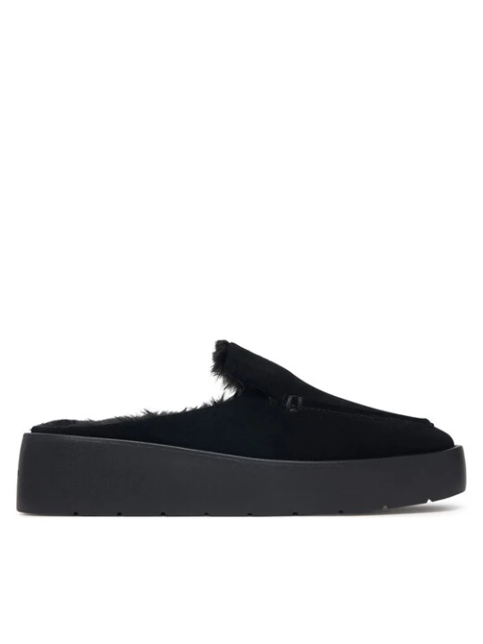Zdjęcie produktu Calvin Klein Klapki Flatform Mule Suede WL HW0HW03182 Czarny