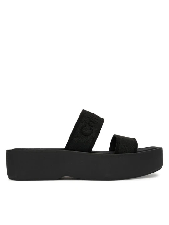 Zdjęcie produktu Calvin Klein Klapki Flatform Sndl Webbing HW0HW02878 Czarny