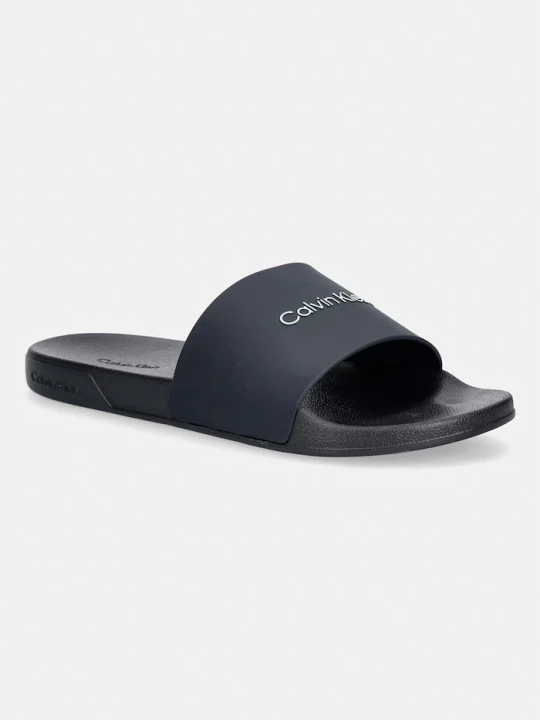 Zdjęcie produktu Calvin Klein klapki z odkrytymi palcami męskie ESS SLIDE MONOBRAND CV granatowy