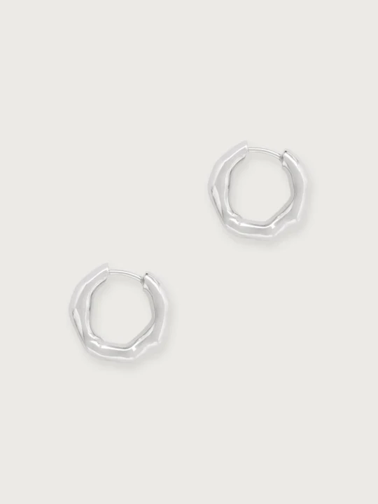 Zdjęcie produktu Calvin Klein kolczyki damskie ze stali nierdzewnej Fluid Forms srebrny