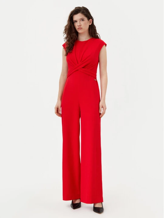 Zdjęcie produktu Calvin Klein Kombinezon K20K208177 Czerwony Wide Leg