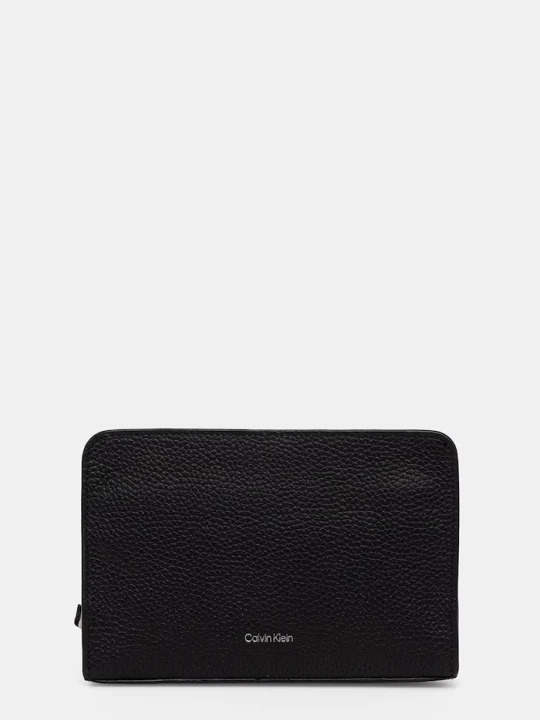 Zdjęcie produktu Calvin Klein kosmetyczka męska skórzana czarny