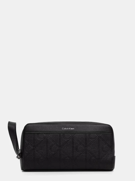 Zdjęcie produktu Calvin Klein kosmetyczka męska skórzana czarny
