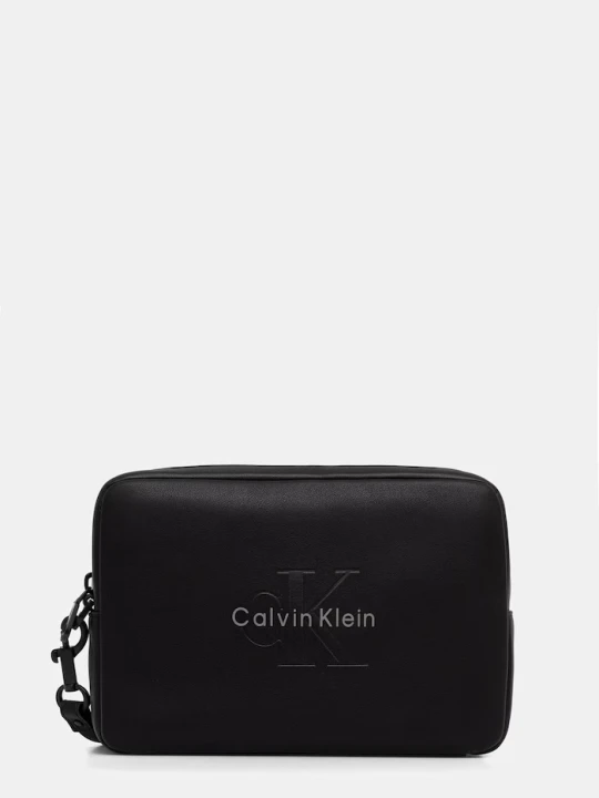 Zdjęcie produktu Calvin Klein kosmetyczka męska z imitacji skóry czarny