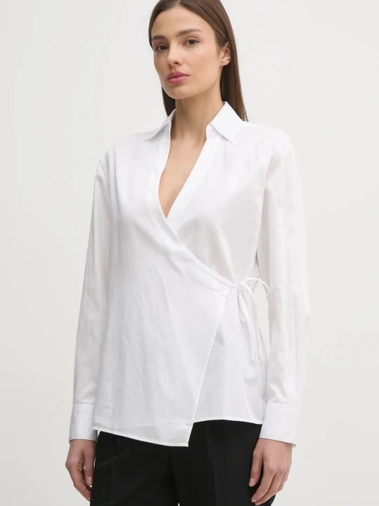 Zdjęcie produktu Calvin Klein koszula bawełniana biały