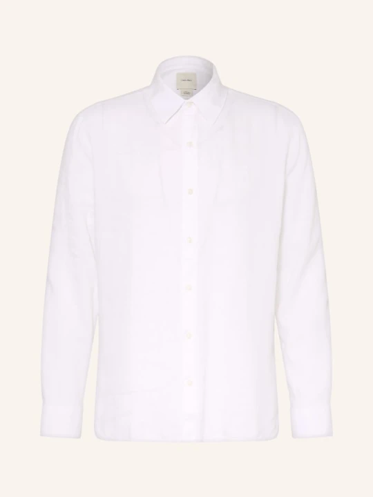 Zdjęcie produktu Calvin Klein Koszula Classic Fit Z Lnem weiss BIAŁY