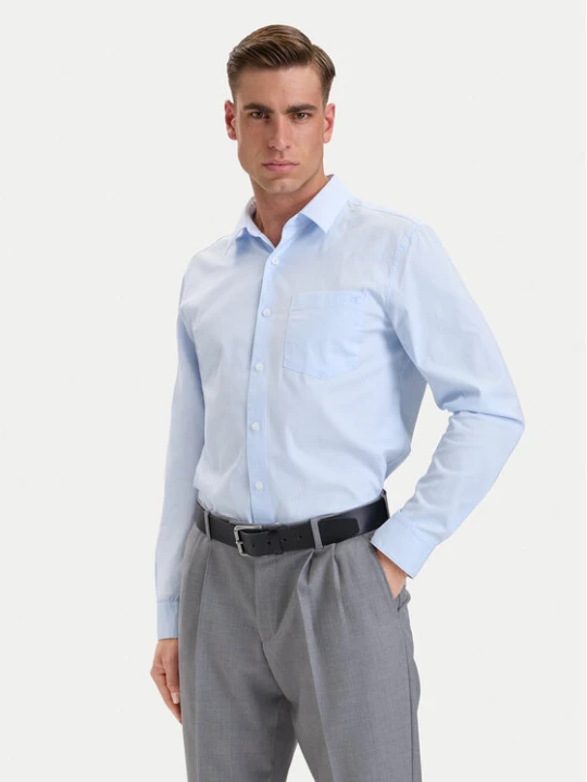 Zdjęcie produktu Calvin Klein Koszula Eoe Oxford LV04LH111G Niebieski jasny Regular Fit