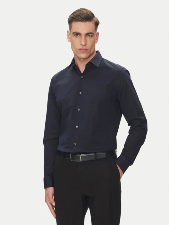 Zdjęcie produktu Calvin Klein Koszula Essential LV019EU000 Granatowy Slim Fit