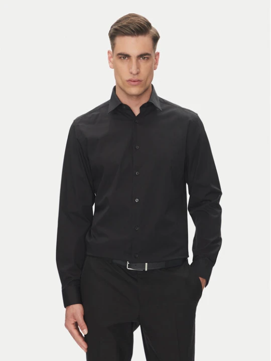 Zdjęcie produktu Calvin Klein Koszula Essential LV019EU001 Czarny Regular Fit