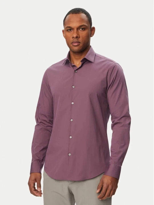Zdjęcie produktu Calvin Klein Koszula Essentials LV019EU037 Fioletowy jasny Slim Fit