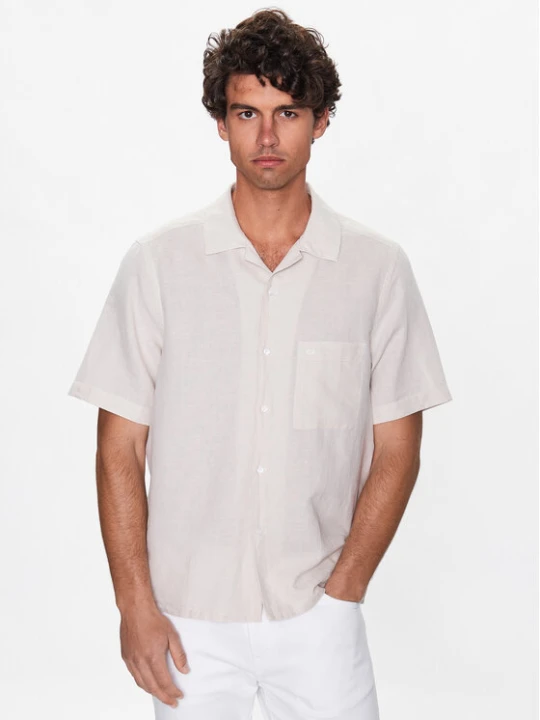 Zdjęcie produktu Calvin Klein Koszula K10K109521 Beżowy Regular Fit