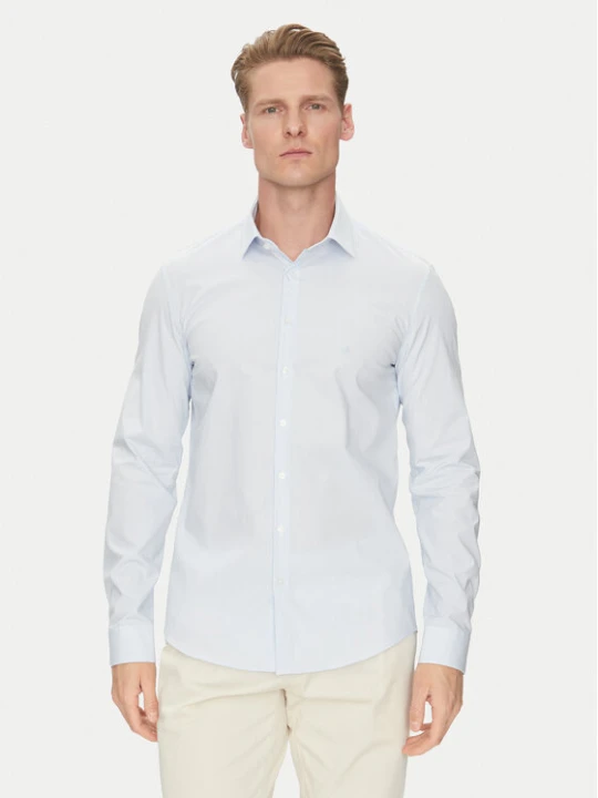 Zdjęcie produktu Calvin Klein Koszula K10K114301 Błękitny Slim Fit Niebieski jasny