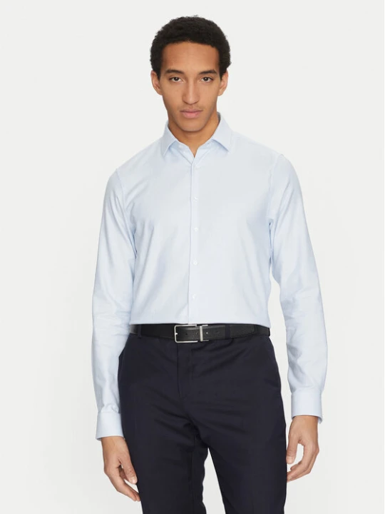 Zdjęcie produktu Calvin Klein Koszula K10K114302 Błękitny Slim Fit Niebieski jasny