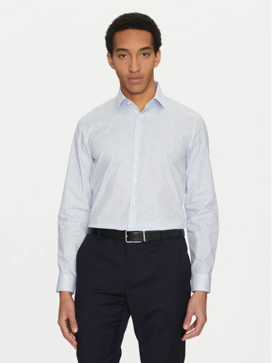 Zdjęcie produktu Calvin Klein Koszula K10K114314 Błękitny Slim Fit Niebieski jasny