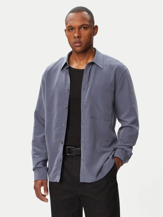 Zdjęcie produktu Calvin Klein Koszula Ls Drapey LV04LF113G Fioletowy Regular Fit