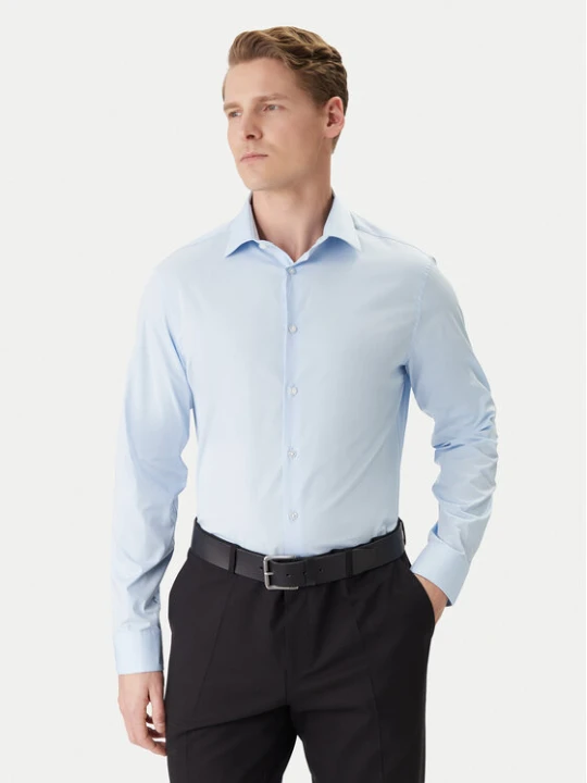 Zdjęcie produktu Calvin Klein Koszula LV019EU001 Błękitny Slim Fit Niebieski jasny