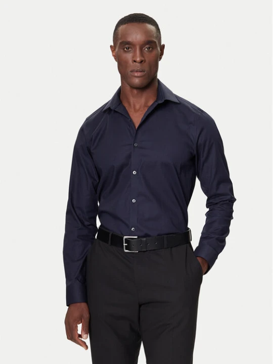 Zdjęcie produktu Calvin Klein Koszula LV019EU006 Granatowy Slim Fit