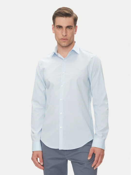 Zdjęcie produktu Calvin Klein Koszula LV019EU013 Błękitny Slim Fit Niebieski jasny
