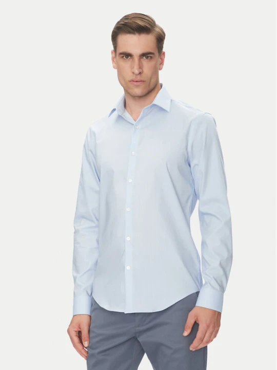 Zdjęcie produktu Calvin Klein Koszula LV019EU017 Błękitny Slim Fit Niebieski jasny