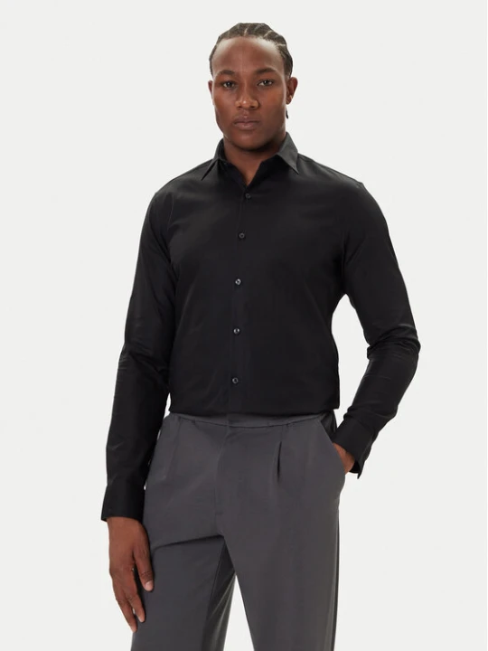 Zdjęcie produktu Calvin Klein Koszula LV019EU053 Czarny Slim Fit