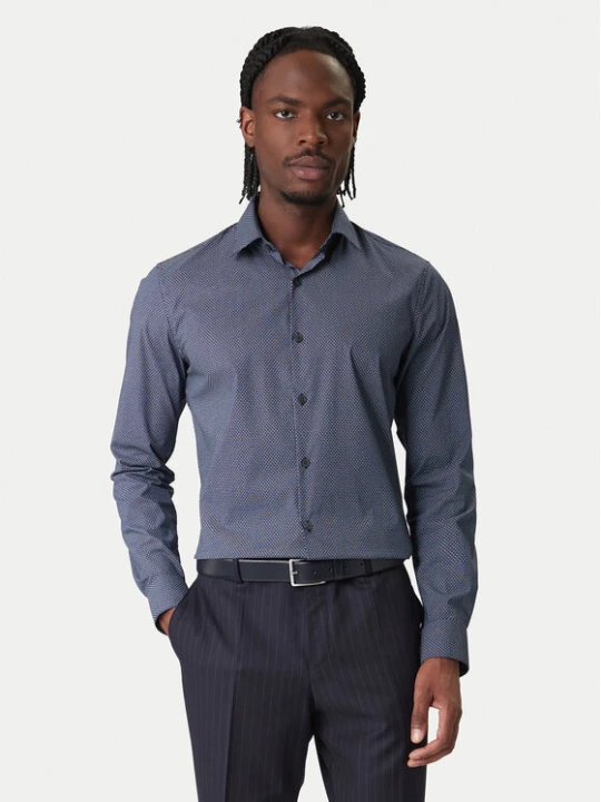 Zdjęcie produktu Calvin Klein Koszula LV019EU083 Granatowy Slim Fit