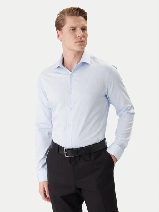 Zdjęcie produktu Calvin Klein Koszula LV019EU119 Błękitny Slim Fit Niebieski jasny