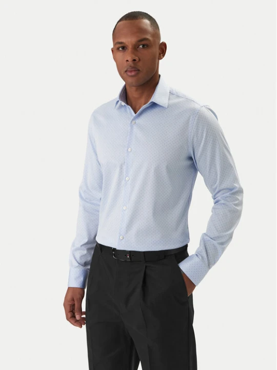 Zdjęcie produktu Calvin Klein Koszula LV019EU128 Błękitny Slim Fit Niebieski jasny