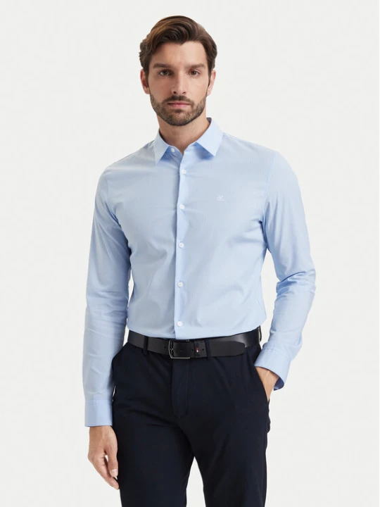 Zdjęcie produktu Calvin Klein Koszula LV040BM108 Niebieski Regular Fit