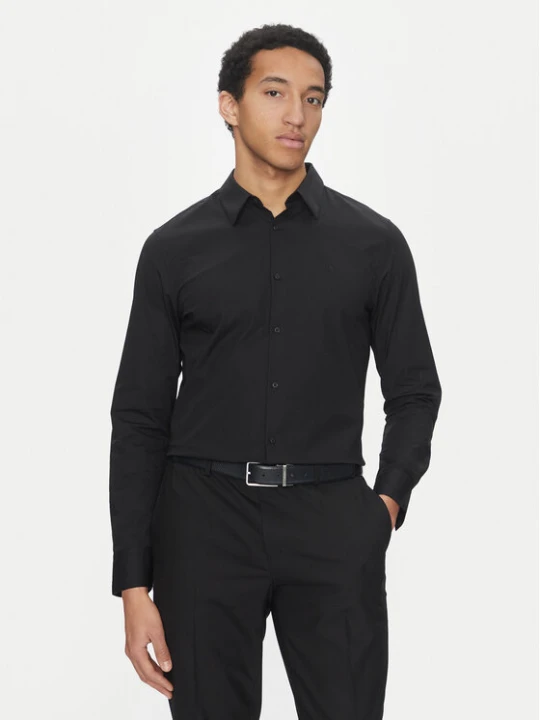 Zdjęcie produktu Calvin Klein Koszula LV04LB145G Czarny Slim Fit