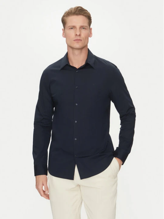 Zdjęcie produktu Calvin Klein Koszula LV04LB145G Granatowy Slim Fit