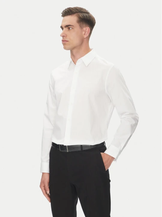 Zdjęcie produktu Calvin Klein Koszula LV04LB148G Biały Slim Fit
