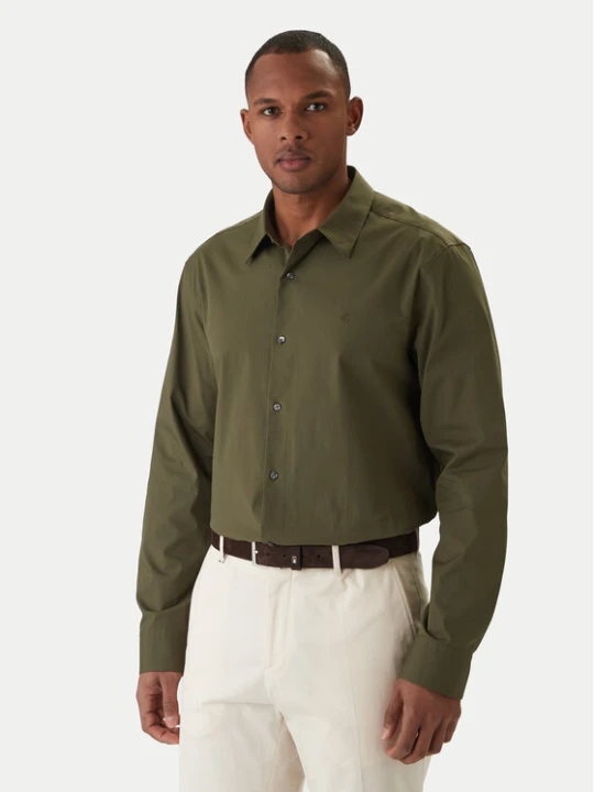 Zdjęcie produktu Calvin Klein Koszula LV04LB148G Khaki Slim Fit