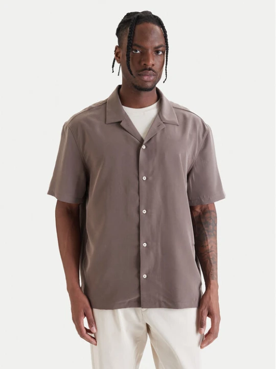 Zdjęcie produktu Calvin Klein Koszula LV04LF114G Brązowy Relaxed Fit