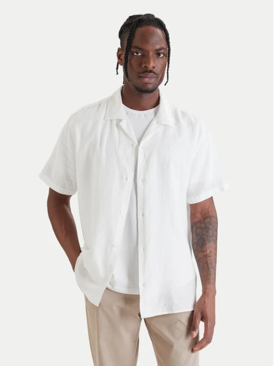 Zdjęcie produktu Calvin Klein Koszula LV04LF137G Biały Relaxed Fit