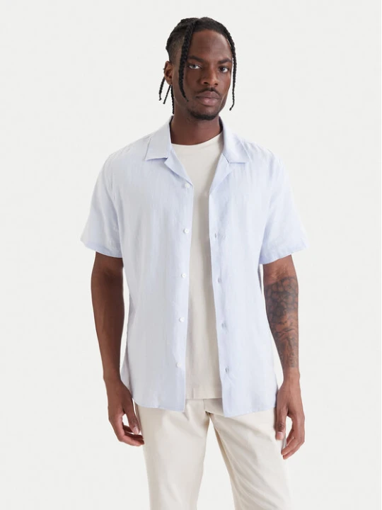 Zdjęcie produktu Calvin Klein Koszula LV04LF137G Fioletowy Relaxed Fit