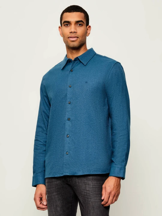 Zdjęcie produktu Calvin Klein Koszula Melange | Regular Fit niebieski