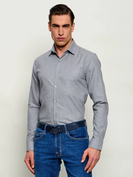 Zdjęcie produktu Calvin Klein Koszula | Slim Fit | stretch szary
