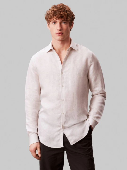 Zdjęcie produktu Calvin Klein Koszula | Slim Fit | stretch beżowy