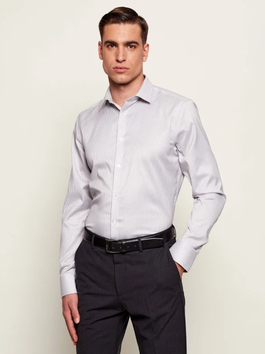 Zdjęcie produktu Calvin Klein Koszula | Slim Fit | stretch szary