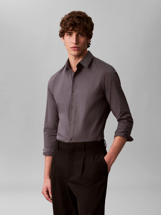 Zdjęcie produktu Calvin Klein Koszula | Slim Fit | stretch szary