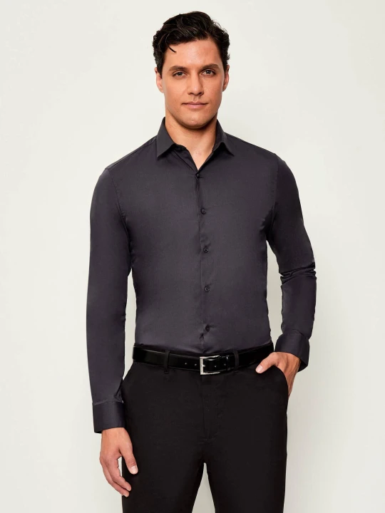Zdjęcie produktu Calvin Klein Koszula | Slim Fit | stretch grafitowy