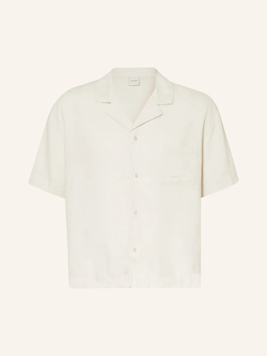 Zdjęcie produktu Calvin Klein Koszulka Od Piżamy Linen Blend Z Lnem weiss KREMOWY
