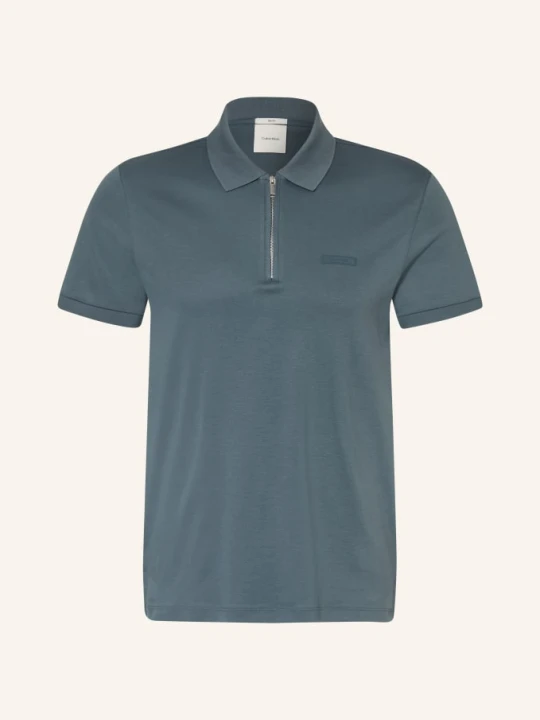 Zdjęcie produktu Calvin Klein Koszulka Polo Z Dżerseju, Krój Slim Fit grau PETROL